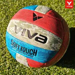 비바 소프트터치 배구공 5호 연습공 비치발리볼 레드블루