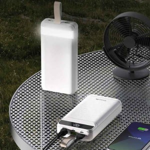 밸류엠 PD 22.5W 30000mAh 대용량 고속 충전 보조배터리 캠핑용 LED 램프