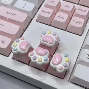귀여운 포인트키캡 고양이젤리 냥젤리 커스텀 기계식 키보드 전용 PBT Keycap