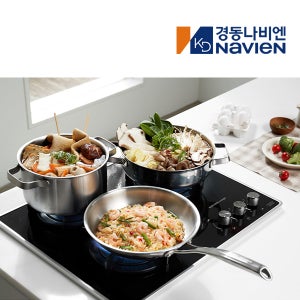 경동 나비엔매직 3구 빌트인 가스쿡탑 매립형 레인지 AC코드식 560 x 440 GRB6003 LPG 블랙