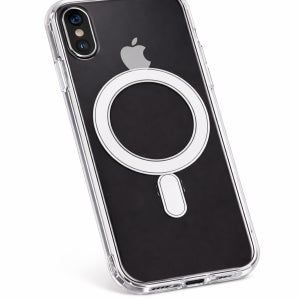 가꼬싶다 강력 맥세이프 케이스 2개입 마그네틱 투명, 아이폰X-XS 공용