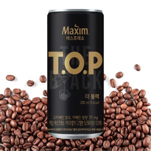 동서식품 맥심 티오피 더블랙 200ml 36캔 캔커피 음료수 캔음료 편의점 미니캔