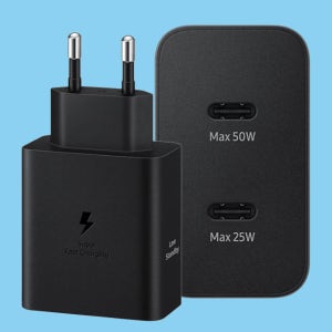 삼성 정품 50W 듀얼 PD C타입 초고속 충전기 EP-T5020X 갤럭시 S25 S24 플러스 울트라
