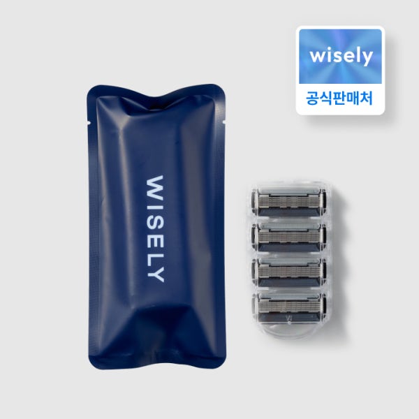 와이즐리 5중날 면도날 리필 SENS