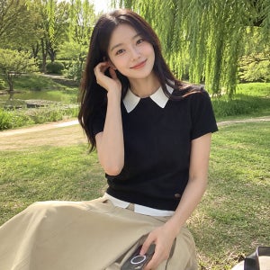 [제너럴아이디어 WOMAN] 레이어드 에센셜 하프 풀오버 [4COL] / WBE2L05533