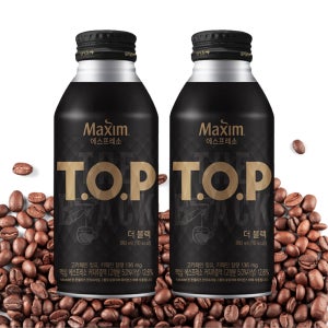 맥심 티오피 더블랙 380ml 48캔 캔커피 음료수 편의점 캔음료 편의점 커피음료 도매