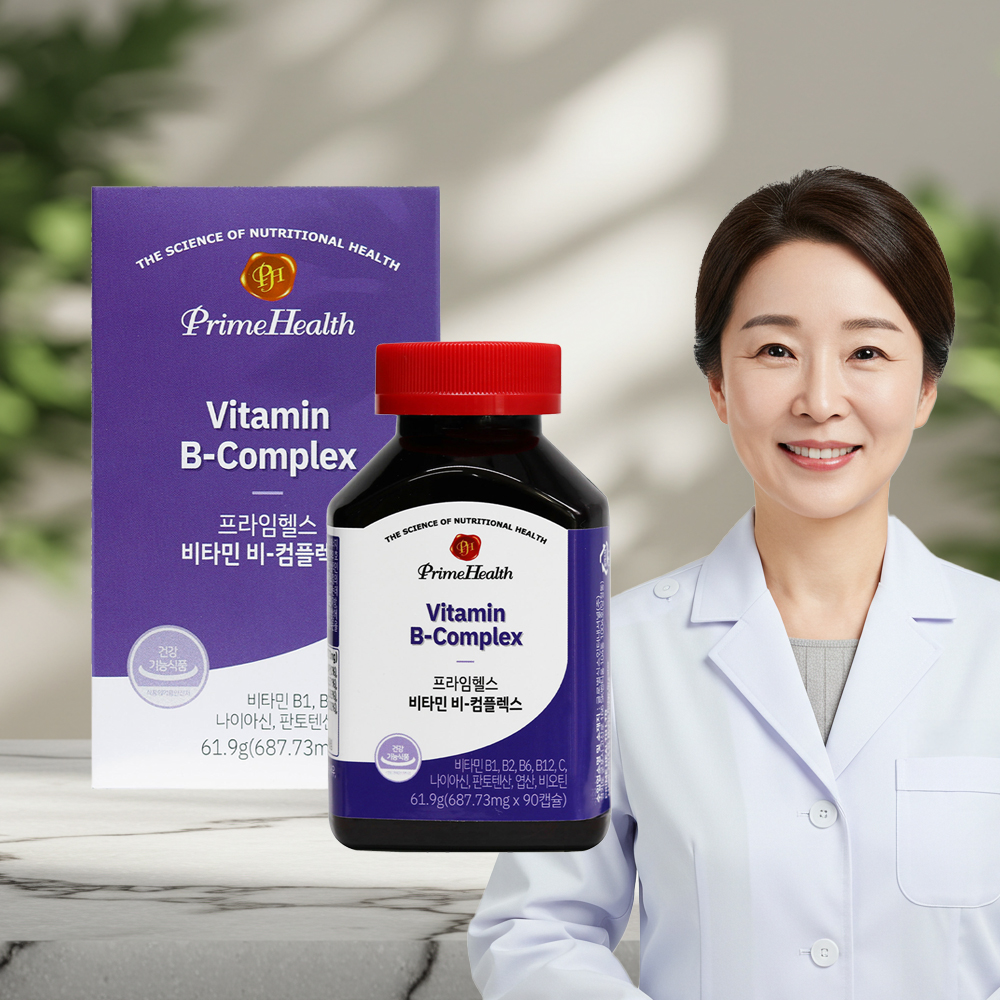 <b>프라임</b>헬스 비타민B 컴플렉스 90캡슐, 1개