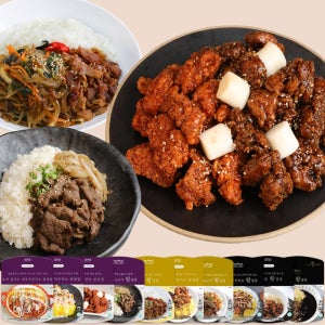 [성수노루] 맵린이 10종 세트 양많은 냉동도시락 대용량 직장인 간편 단백질 정기배송
