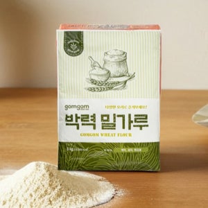 박력분 밀 가루 다목적 튀김용 통밀 분말 3kg 1개