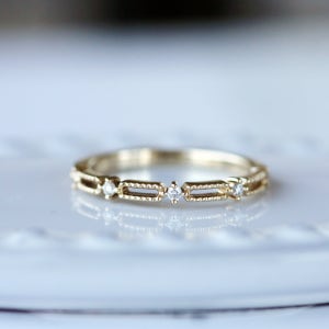 에띠아모 스노우화이트1 레이어드 반지 다이아몬드 가드링