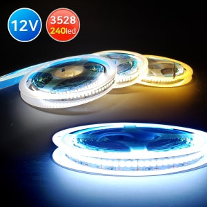 고휘도 LED 스트립 줄 플렉시블 LED 바 라인 간접 조명 12V 24V 5m롤