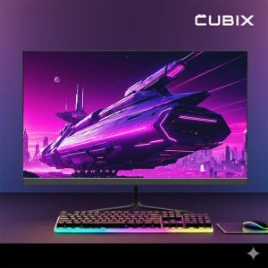 큐빅스 61cm(24인치) FHD 165Hz 게이밍 컴퓨터 모니터 CX240F165