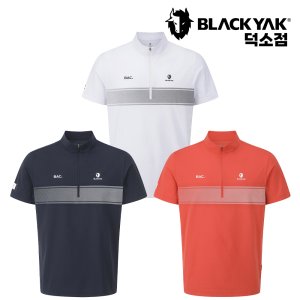 블랙야크 티셔츠 남성 챌린지 집업 반팔티