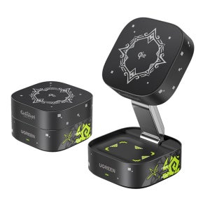 유그린 x 원신 콜라보 MagFlow Qi2 2in1 25W 마그네틱 무선 충전기 원신 에디션 아이폰 맥세이프 15W 에어팟 5W 지원
