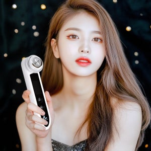 디엘써마V 뷰티디바이스 고주파 리프팅 얼굴 윤곽 마사지기 갈바닉 모공 홈케어 피부 클렌징 쿨링 EMS v라인