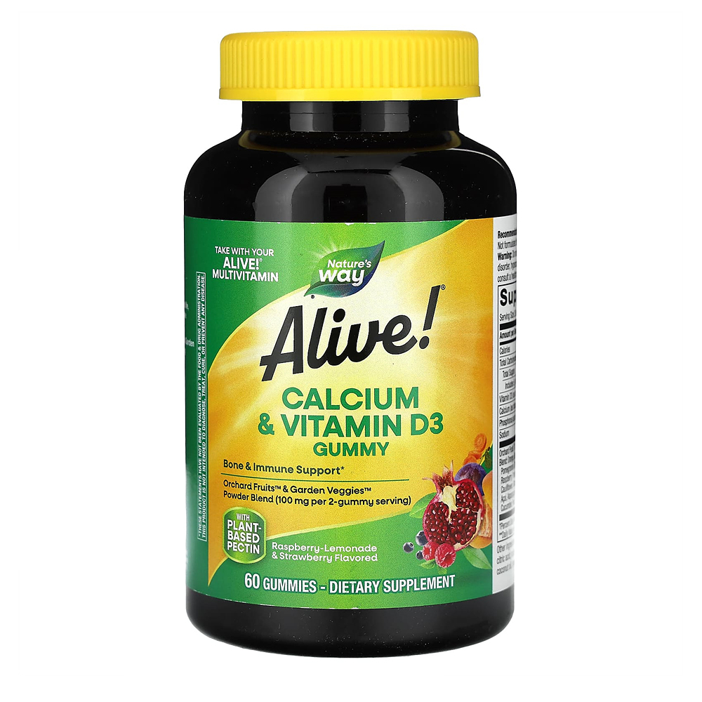 네이처스웨이 Alive <b>칼슘 D3 구미</b>젤리 60개