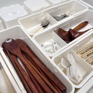 길이조절 수저정리함 커트러리 싱크대 서랍 정리함 트레이 소형