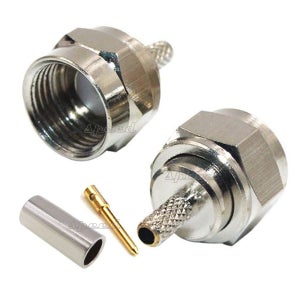 동축케이블 RF 1.5 RG316 RG174 케이블 연결 제작 압착 커넥터 단자
