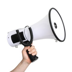 확성기 행사마이크 메가폰 가이드마이크 휴대용 고출력 미니확성기 RNX1461