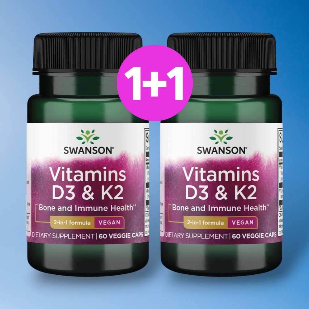 스완슨 비타민 d3 k2 비타민d 60캡슐, 2개