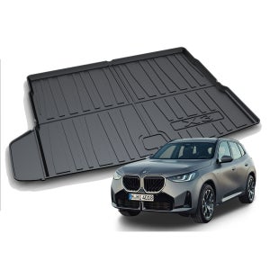 리얼핏 카본디자인 3D 논슬립 TPE 트렁크매트 BMW X3 G45, 트렁크