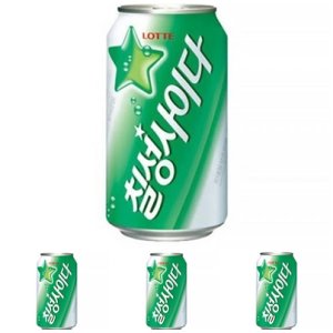 롯데칠성 칠성사이다 뚱캔 음료도매 업소용 355ml 24캔