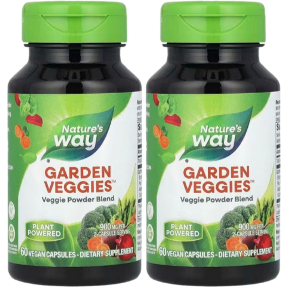 <b>네이쳐스웨이</b> Garden veggies 가든 베지 캡슐 60정 2개