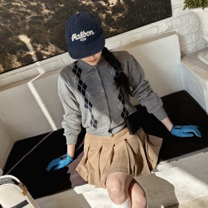 여성 골프니트 긴팔 여성골프웨어 골프복