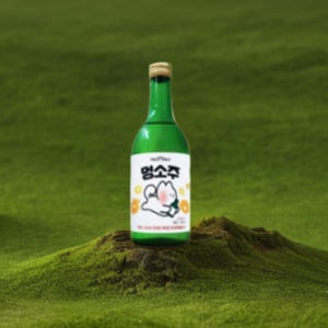 멍 소주 강아지 맥주 술 소주 와인 음료