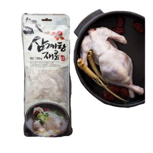 닭 백숙 재료 삼계탕 한방 약재 한약재 티백 한약 재료