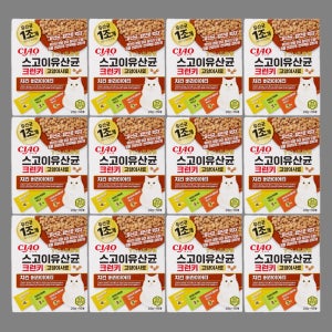 이나바 사료 스고이 유산균 크런키 치킨 버라이어티, 200g, 12개