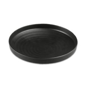 퓨전토기 멜라민 돌무늬 수반볼 ds-7270 검정 무광 대형 원형 접시볼 뷔폐 업소용