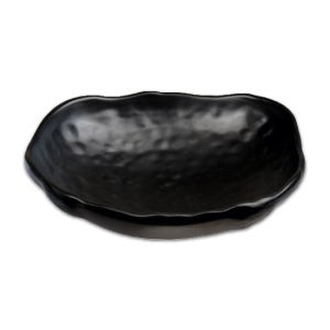퓨전토기 멜라민 웰빙 원형접시볼 ds-2115 검정 무광 대형 접시볼 뷔폐 업소용