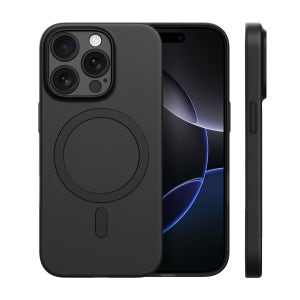 제트스킨 나노슬림 맥세이프 변색 없는 생폰 케이스 블랙, 아이폰15 프로 맥스