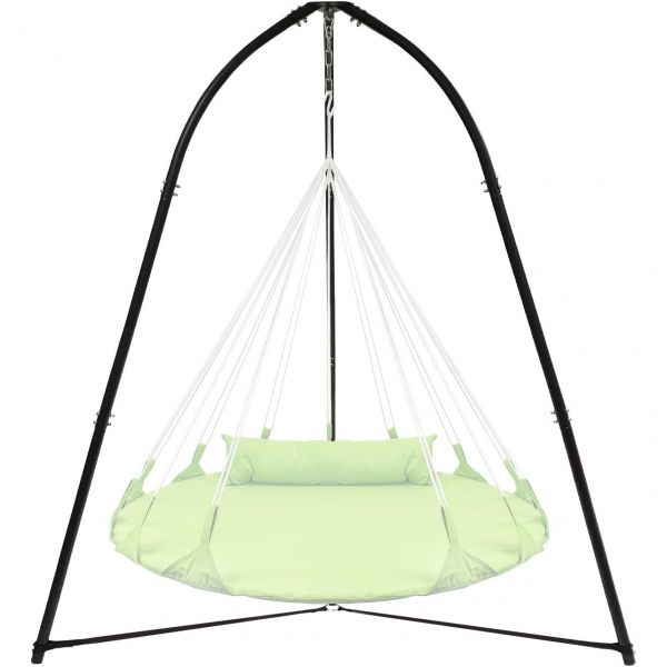 소르버스 삼각대 걸이 의자 스탠드 헤비듀티 스틸 감각 스윙 날씨 녹 <b>방지</b> 조절 가능한 휴대용 해먹 나무 라거 받침 에어 포치 실내/외 파티오용 330파운드