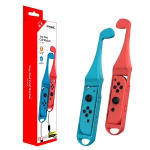 닌텐도 스위치 조이콘 연습 골프 클럽 핸드그립 네온블루 네온레드