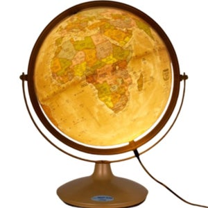 LED 지구의 브라운 대형 지구본