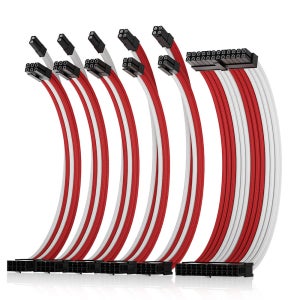 PC 파워 연장케이블 PSU 익스텐션 CABLE 튜닝 컬러풀