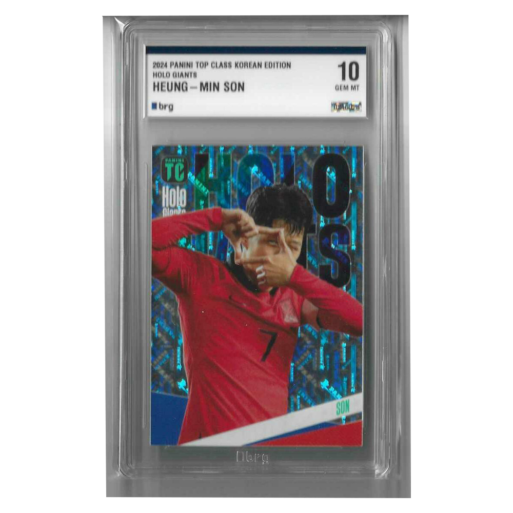 손흥민 원조 파니니축구카드 2024 PANINI 탑클래스 홀로 자이언츠 BRG그레이딩 10