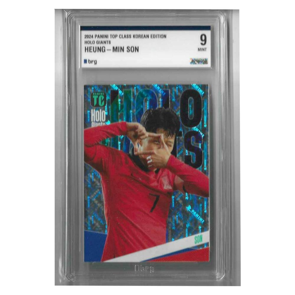 손흥민 원조 파니니축구카드 2024 PANINI 탑클래스 홀로 자이언츠 BRG 그레이딩 9