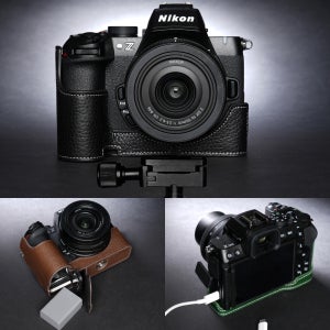 TP 니콘 Z50 II 카메라 소가죽 하프 케이스