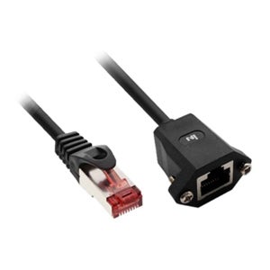 CAT.6 FTP 랜선 연장 케이블 판넬형 기가 인터넷선 랜케이블 연결잭 5m, 1개