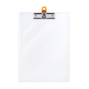 문화 A4 투명 클립보드 (F913N-7) 스프링펜홀더