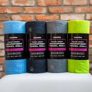 [초특가] 뜯어쓰는 극세사 세차타월 광택타올 4개 묶음 총200장 (니트릴장갑 100매증정)