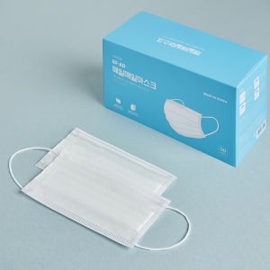 엠씨 매일매일 마스크 KF-AD 비말차단 부직포마스크 50매입