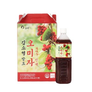 문경 발효오미자진액1000mlx2병 100%문경오미자 다섯가지맛 온가족건강즙 오미자선물