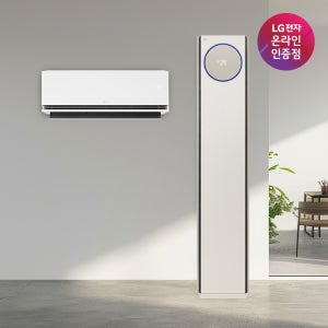 LG 휘센 오브제컬렉션 타워I 에어컨 2in1 (9시리즈) FQ18FN9BA2 기본설치비포함 전국무료배송 실외기포함