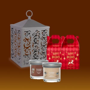[홀리데이패키지] 양키캔들 정품 시그니처 텀블러(S) 2종 + 코티지 캔들워머 SET