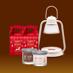 [홀리데이패키지] 양키캔들 정품 시그니처 텀블러(S) 2종세트 & 비콘 미니워머세트(전구2개)