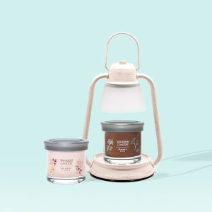 [공식] 양키캔들 정품 시그니처 텀블러(S) 2종세트 & 비콘 미니워머세트(전구2개)